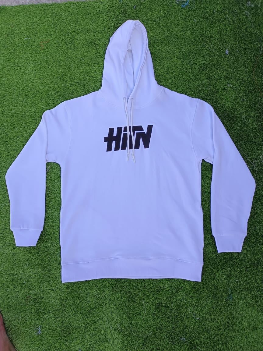 HITN White Hooded Sweatshirt