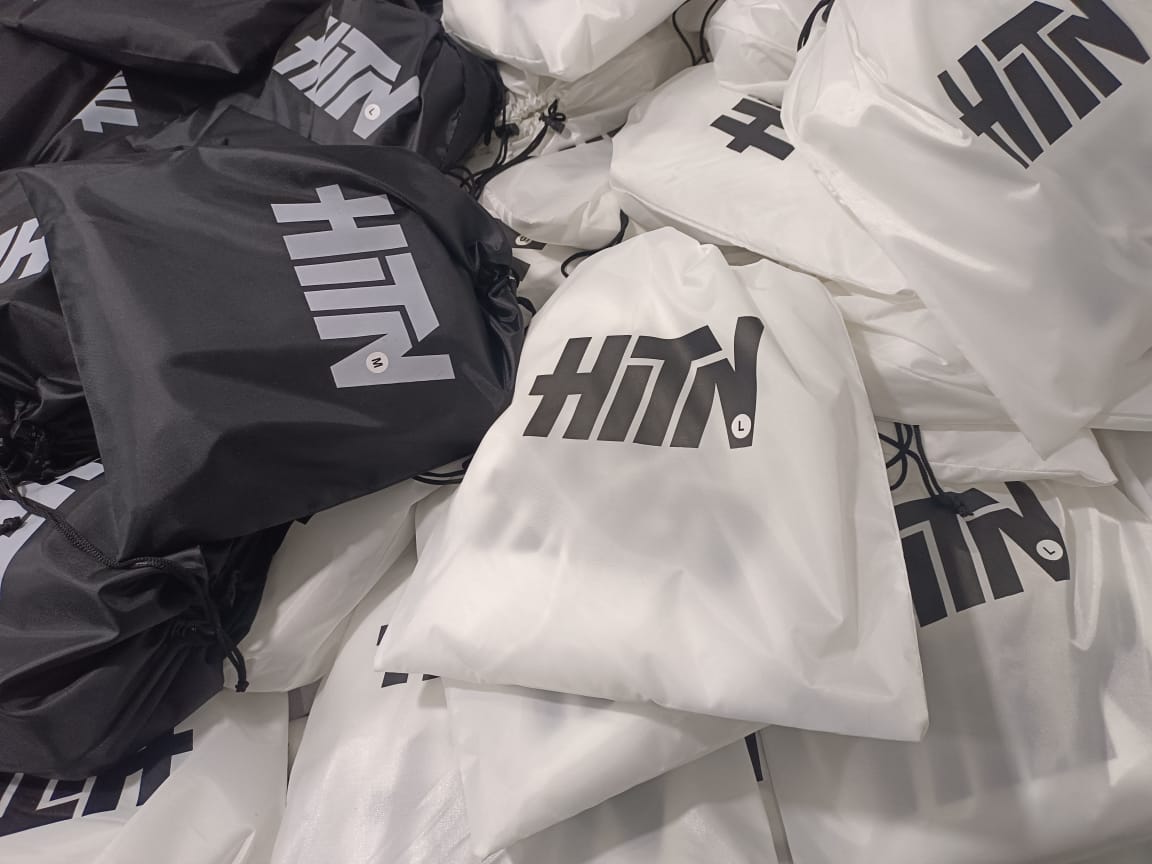 HITN White Hooded Sweatshirt